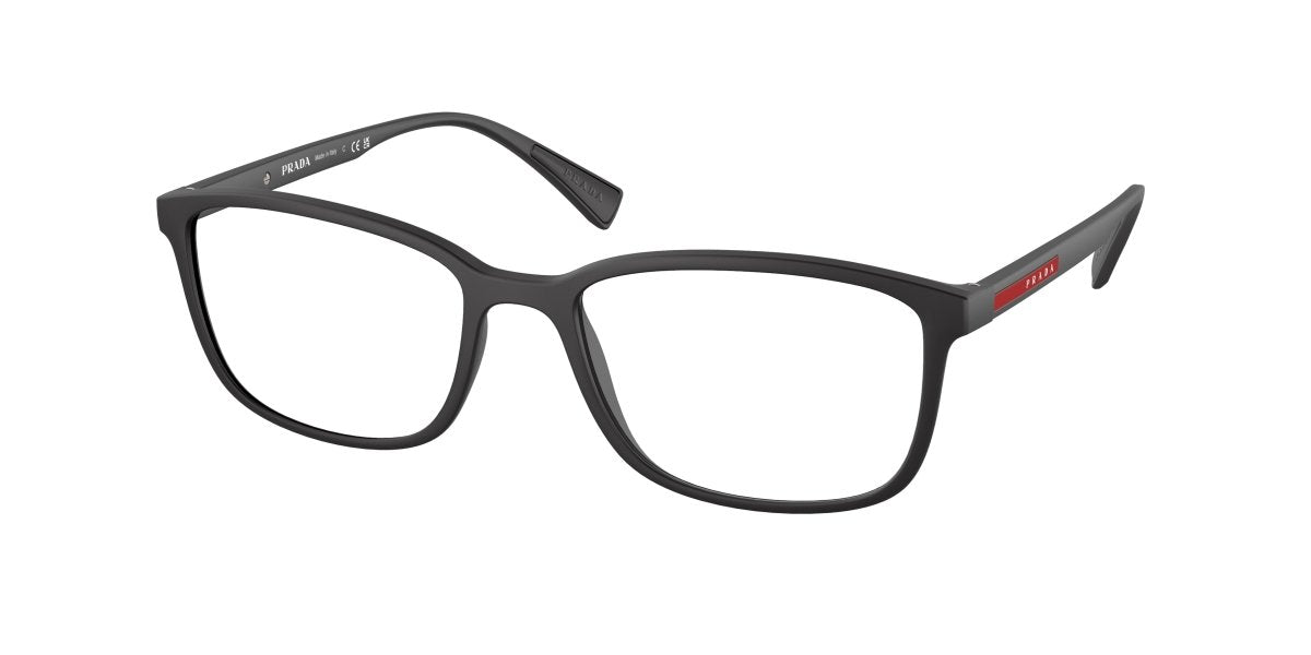 0PS 04IV - Prada Linea Rossa - Black - (Rubber Black DG01O1) - 55 - 18 - 140 MM - Ardor Eyewear 8053672837254