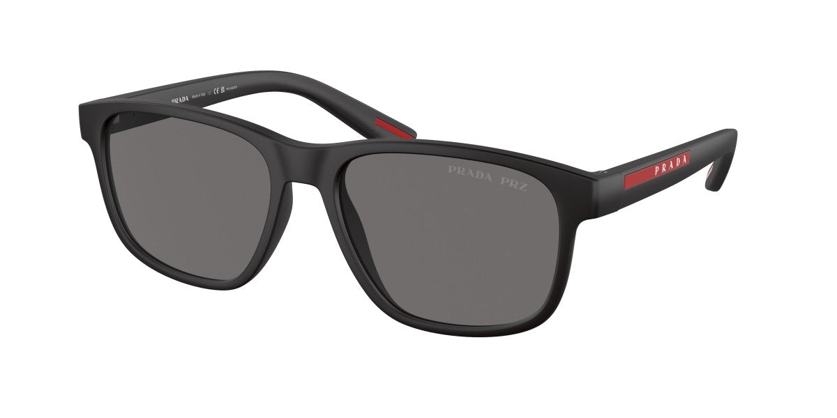 0PS 06YS - Prada Linea Rossa - (Black Rubber) Polar Dark Grey Polarized - 56 - 17 - 145 MM - Ardor Eyewear 8056597897471