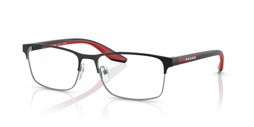 0PS 50PV - Prada Linea Rossa - Black - (Black/Silver YDC1O1) - 55 - 17 - 145 MM - Ardor Eyewear 8056597766289