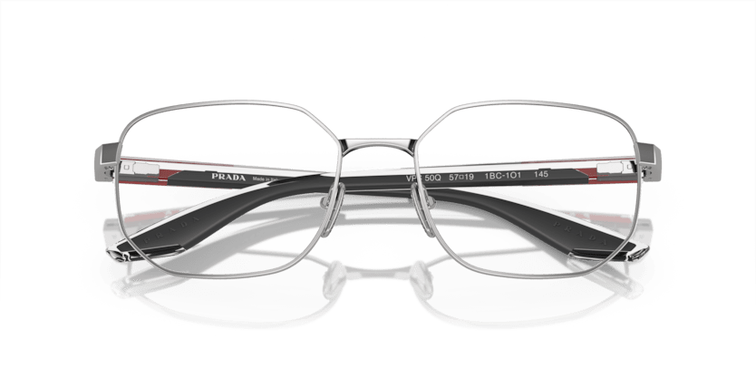 0PS 50QV - Prada Linea Rossa - Silver - (Silver 1BC1O1) - 55 - 19 - 145 MM - Ardor Eyewear 8056597968348