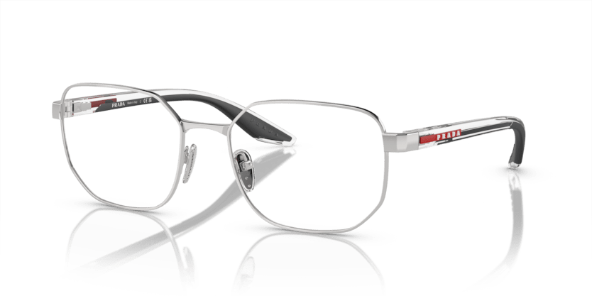 0PS 50QV - Prada Linea Rossa - Silver - (Silver 1BC1O1) - 55 - 19 - 145 MM - Ardor Eyewear 8056597968348