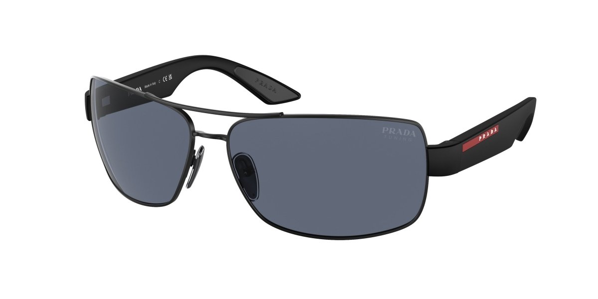 0PS 50ZS - Prada Linea Rossa - (Matte Black) Blue Tuning - 65 - 14 - 135 MM - Ardor Eyewear 8056597883320