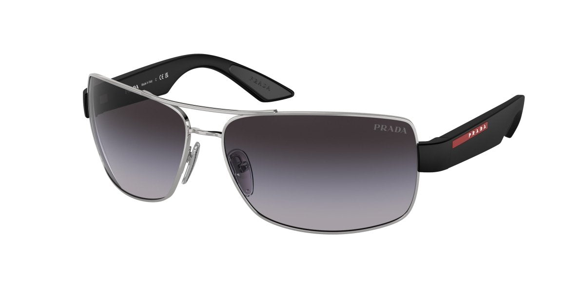 0PS 50ZS - Prada Linea Rossa - (Silver) Gradient Grey - 65 - 14 - 135 MM - Ardor Eyewear 8056597883313