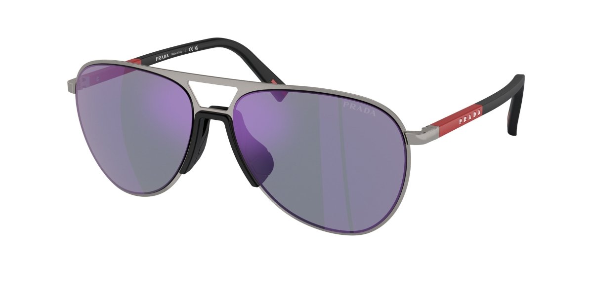 0PS 53ZS - Prada Linea Rossa - (Gunmetal) Dark Blue Mirror Violet - 59 - 15 - 145 MM - Ardor Eyewear 8056262225820