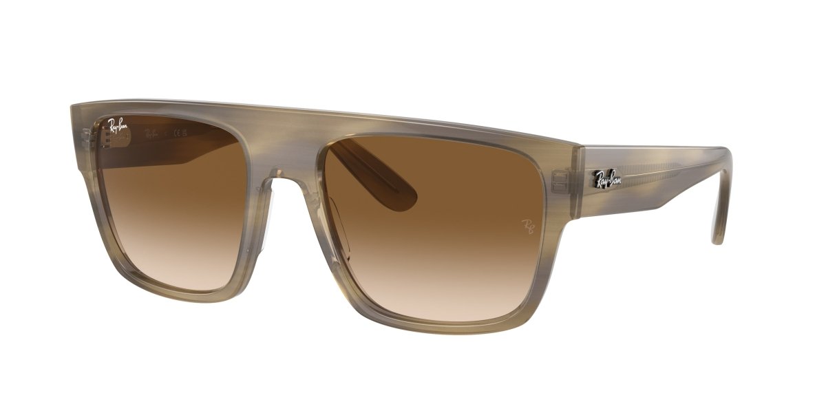 0RB0360S - Ray - Ban - (Striped Green) Clear & Brown - 57 - 20 - 145 MM - Ardor Eyewear 8056262031247