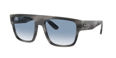 0RB0360S - Ray - Ban - (Striped Grey) Clear & Blue - 57 - 20 - 145 MM - Ardor Eyewear 8056262031223