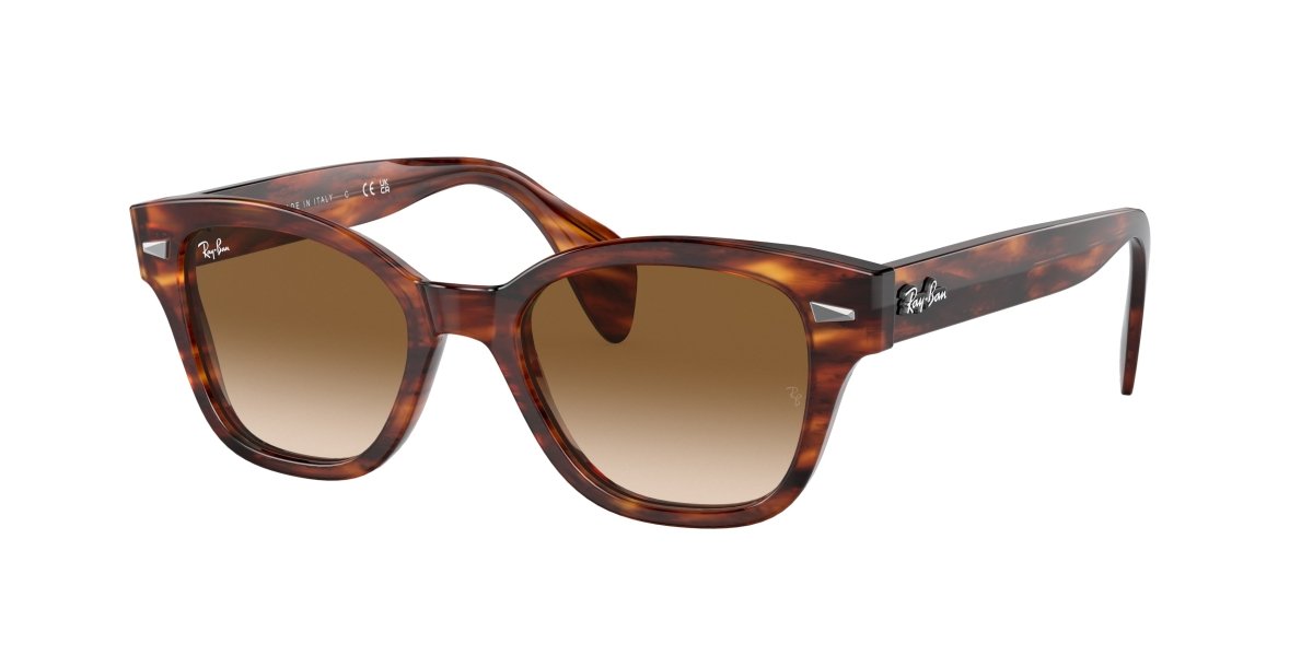 0RB0880S - Ray - Ban - (Striped Havana) Brown - 52 - 19 - 145 MM - Ardor Eyewear 8056597720625