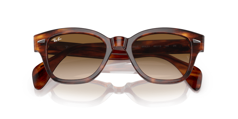 0RB0880S - Ray - Ban - (Striped Havana) Brown - 52 - 19 - 145 MM - Ardor Eyewear 8056597720625