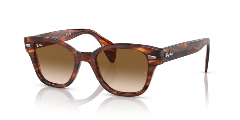 0RB0880S - Ray - Ban - (Striped Havana) Brown - 52 - 19 - 145 MM - Ardor Eyewear 8056597720625