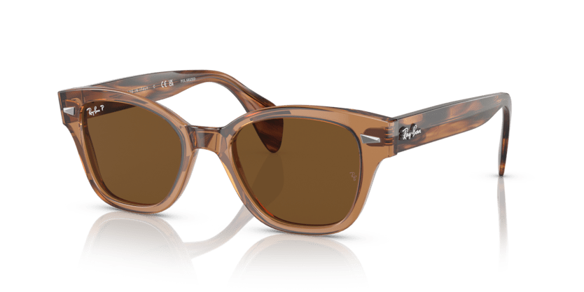 0RB0880S - Ray - Ban - (Transparent Brown) Brown Polarized - 52 - 19 - 145 MM - Ardor Eyewear 8056597720571