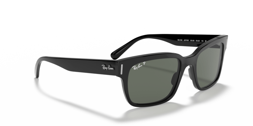 0RB2190 - Ray - Ban - (Black) G - 15 Green Polarized - 55 - 20 - 145 MM - Ardor Eyewear 8056597362641