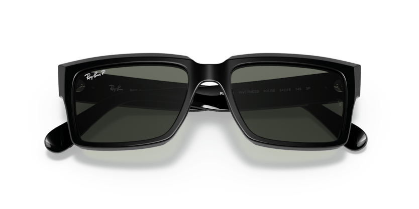 0RB2191 - Ray - Ban - Frame: Black - (Black 901/58) - Lens: G - 15 Green Polarized - 54 MM - Ardor Eyewear