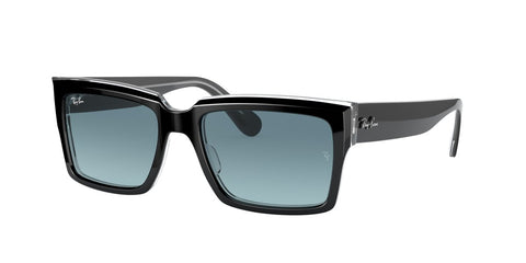 0RB2191 - Ray - Ban - Frame: Black - (Black On Transparent 12943M) - Lens: Blue Gradient - 54 MM - Ardor Eyewear