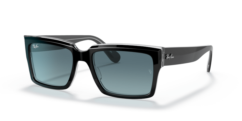 0RB2191 - Ray - Ban - Frame: Black - (Black On Transparent 12943M) - Lens: Blue Gradient - 54 MM - Ardor Eyewear