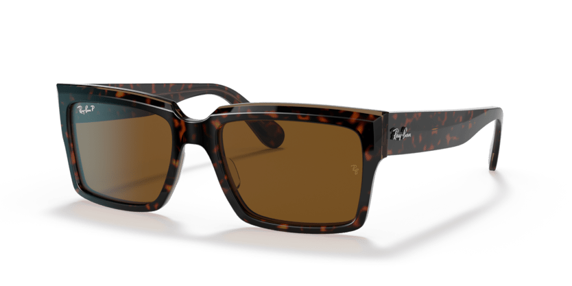 0RB2191 - Ray - Ban - Frame: Gold - (Havana On Transparent Brown 129257) - Lens: B - 15 Brown Polarized - 54 MM - Ardor Eyewear