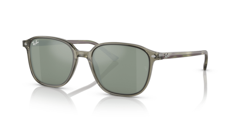 Transparent Green - 0RB2193 8056597748438 Ray-Ban Sunglasses Unisex Square