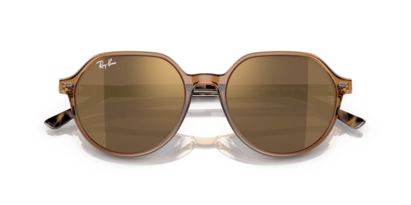 Transparent Brown - 0RB2195 8056597759229 Ray-Ban Sunglasses Unisex Square