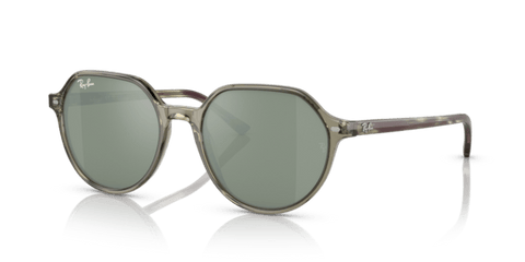 Transparent Green - 0RB2195 8056597759199 Ray-Ban Sunglasses Unisex Square