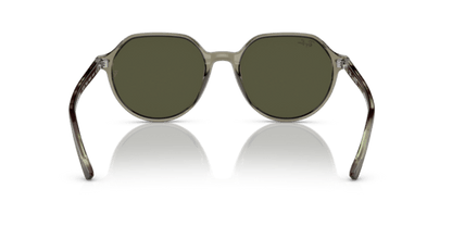 Transparent Green - 0RB2195 8056597759199 Ray-Ban Sunglasses Unisex Square