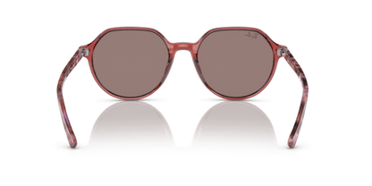 Transparent Pink - 0RB2195 8056597780940 Ray-Ban Sunglasses Unisex Square