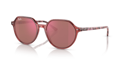 Transparent Pink - 0RB2195 8056597780940 Ray-Ban Sunglasses Unisex Square