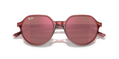 Transparent Pink - 0RB2195 8056597780940 Ray-Ban Sunglasses Unisex Square