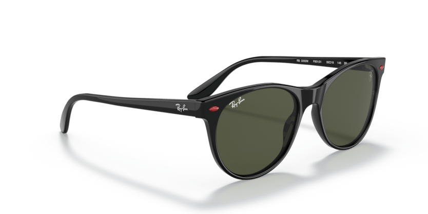 0RB2202M - Ray - Ban - Frame: Black - (Black F60131) - Lens: G - 15 Green - 55 MM - Ardor Eyewear