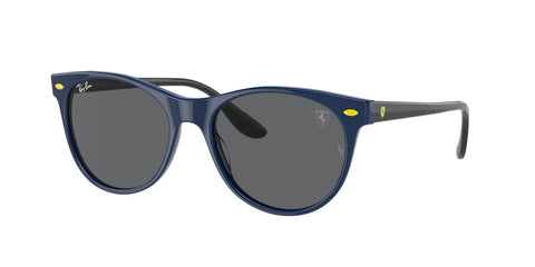 0RB2202M - Ray - Ban - Frame: Blue - (Blue F668B1) - Lens: Dark Grey - 55 MM - Ardor Eyewear