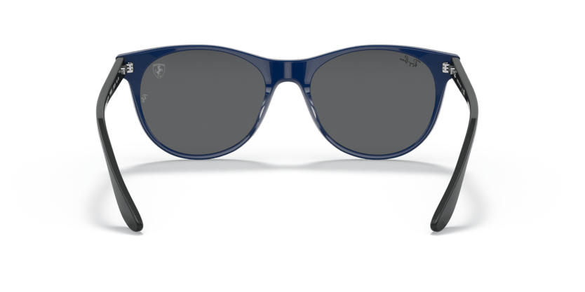 0RB2202M - Ray - Ban - Frame: Blue - (Blue F668B1) - Lens: Dark Grey - 55 MM - Ardor Eyewear