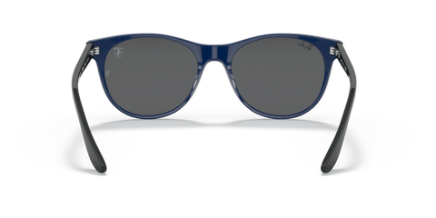 0RB2202M - Ray - Ban - Frame: Blue - (Blue F668B1) - Lens: Dark Grey - 55 MM - Ardor Eyewear