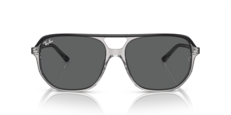 Dark Grey On Transparent Grey - 0RB2205 8056597936187