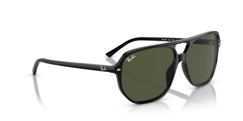 0RB2205 - Ray - Ban - Frame: Black - (Black 901/31) - Lens: Green - 57 MM - Ardor Eyewear