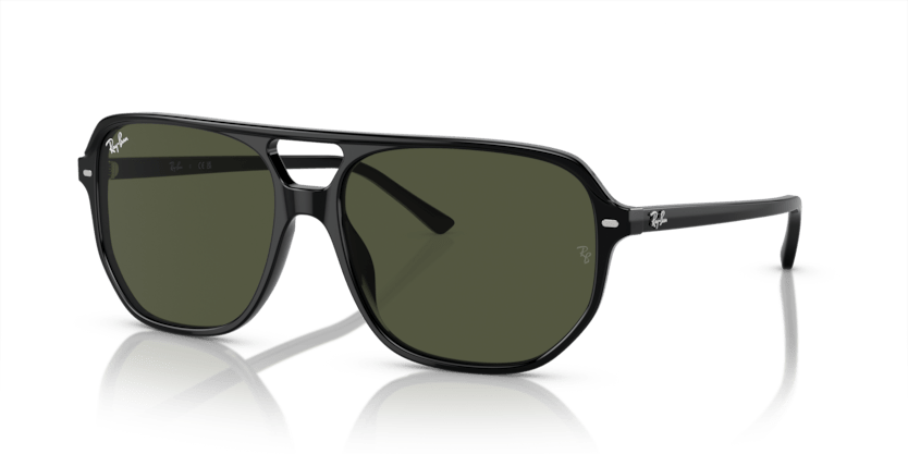 0RB2205 - Ray - Ban - Frame: Black - (Black 901/31) - Lens: Green - 57 MM - Ardor Eyewear