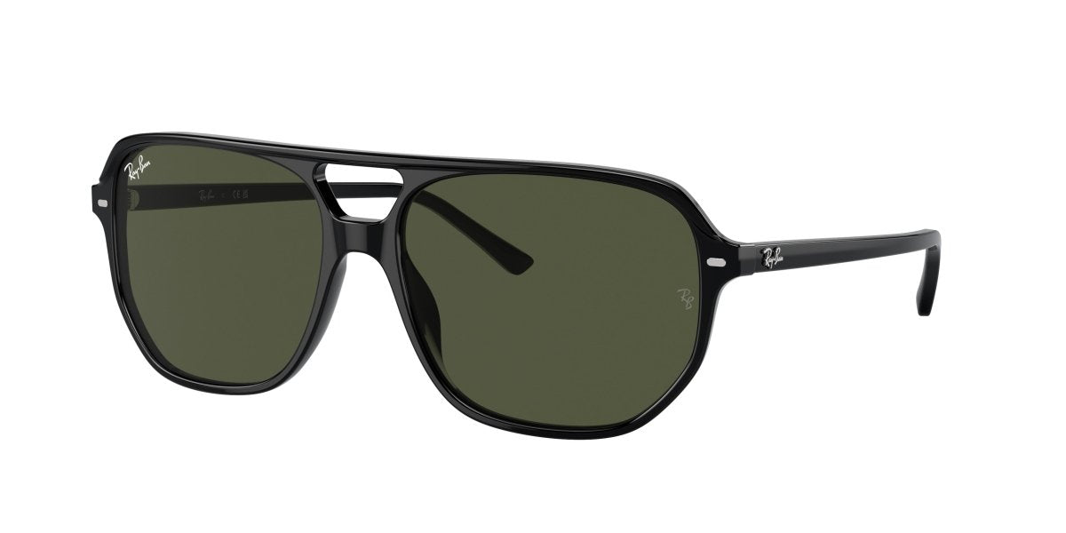 0RB2205 - Ray - Ban - Frame: Black - (Black 901/31) - Lens: Green - 57 MM - Ardor Eyewear