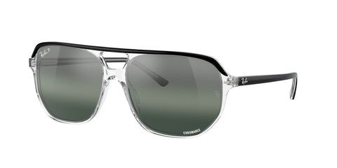 0RB2205 - Ray - Ban - Frame: Black - (Black On Transparent 1294G6) - Lens: Silver/Blue Polarized - 60 MM - Ardor Eyewear