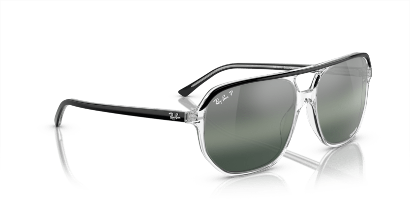 0RB2205 - Ray - Ban - Frame: Black - (Black On Transparent 1294G6) - Lens: Silver/Blue Polarized - 60 MM - Ardor Eyewear