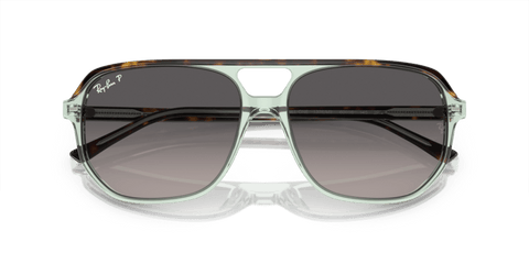 0RB2205 - Ray - Ban - Frame: Brown - (Havana On Transparent Green 1376M3) - Lens: Grey Polarized - 57 MM - Ardor Eyewear