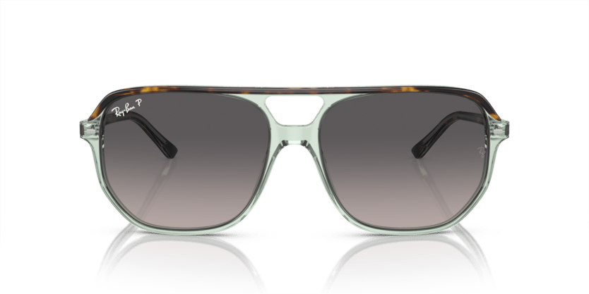 0RB2205 - Ray - Ban - Frame: Brown - (Havana On Transparent Green 1376M3) - Lens: Grey Polarized - 57 MM - Ardor Eyewear