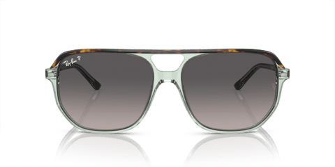 0RB2205 - Ray - Ban - Frame: Brown - (Havana On Transparent Green 1376M3) - Lens: Grey Polarized - 57 MM - Ardor Eyewear