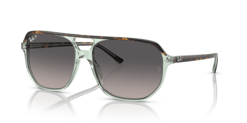 0RB2205 - Ray - Ban - Frame: Brown - (Havana On Transparent Green 1376M3) - Lens: Grey Polarized - 57 MM - Ardor Eyewear