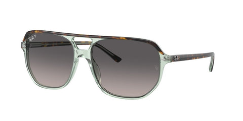 0RB2205 - Ray - Ban - Frame: Brown - (Havana On Transparent Green 1376M3) - Lens: Grey Polarized - 57 MM - Ardor Eyewear