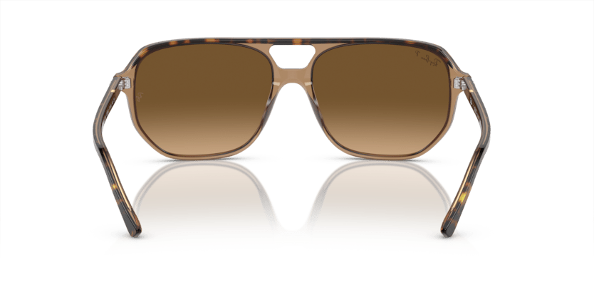 0RB2205 - Ray - Ban - Frame: Gold - (Havana On Transparent Brown 1292M2) - Lens: Brown Polarized - 57 MM - Ardor Eyewear