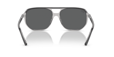 0RB2205 - Ray - Ban - Frame: Grey - (Dark Grey On Transparent Grey 1396B1) - Lens: Dark Grey - 57 MM - Ardor Eyewear