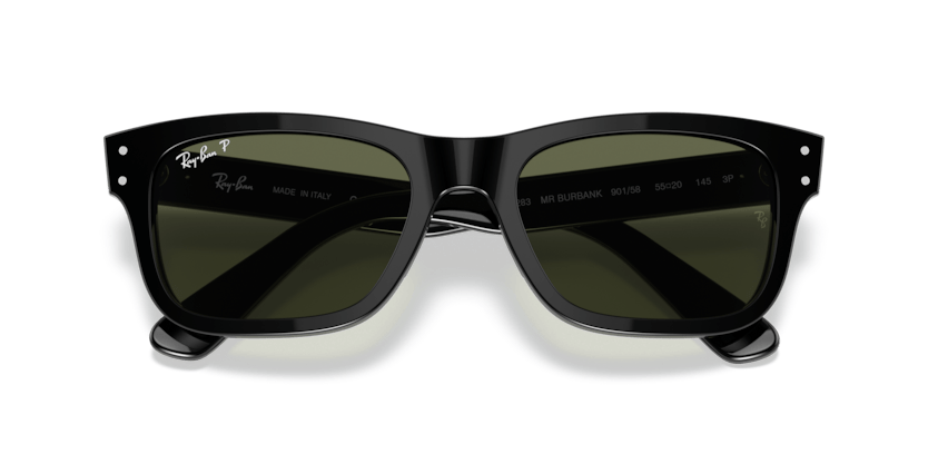 0RB2283 - Ray - Ban - Frame: Black - (Black 901/58) - Lens: G - 15 Green Polarized - 52 MM - Ardor Eyewear