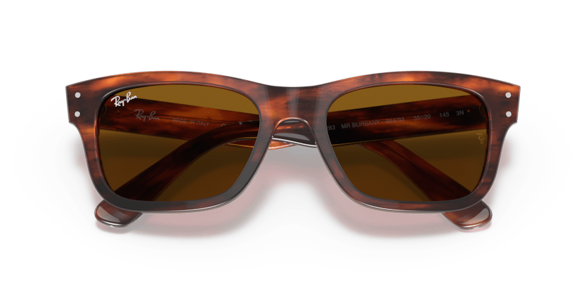 0RB2283 - Ray - Ban - Frame: Brown - (Striped Havana 954/33) - Lens: B - 15 Brown - 52 MM - Ardor Eyewear