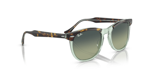 0RB2398 - Ray - Ban - Frame: Brown - (Havana On Transparent Green 1376BH) - Lens: Green - 53 MM - Ardor Eyewear