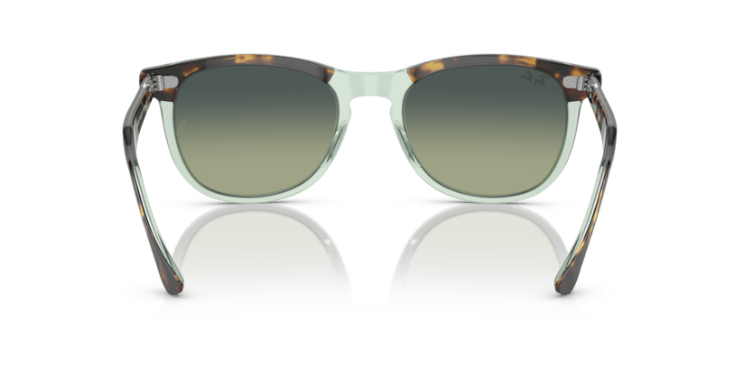 0RB2398 - Ray - Ban - Frame: Brown - (Havana On Transparent Green 1376BH) - Lens: Green - 53 MM - Ardor Eyewear