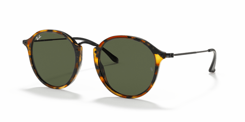 0RB2447 - Ray - Ban - Frame: Black - (Black Havana 1157) - Lens: G - 15 Green - 49 MM - Ardor Eyewear