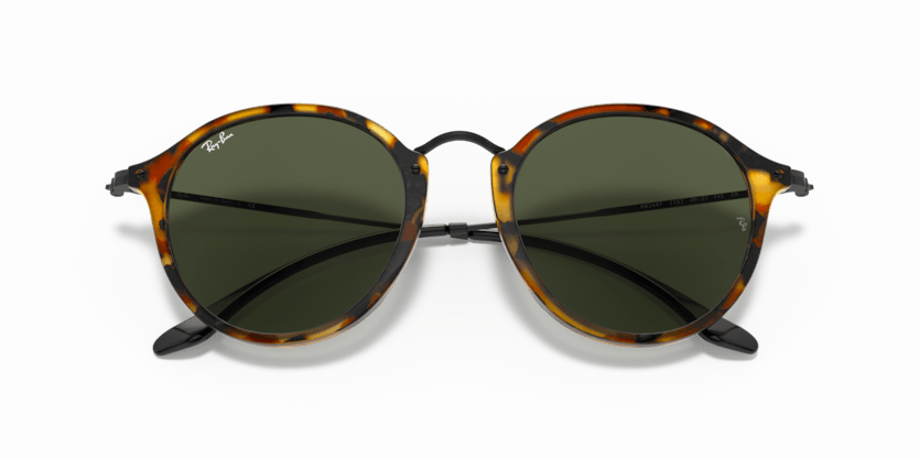 0RB2447 - Ray - Ban - Frame: Black - (Black Havana 1157) - Lens: G - 15 Green - 49 MM - Ardor Eyewear