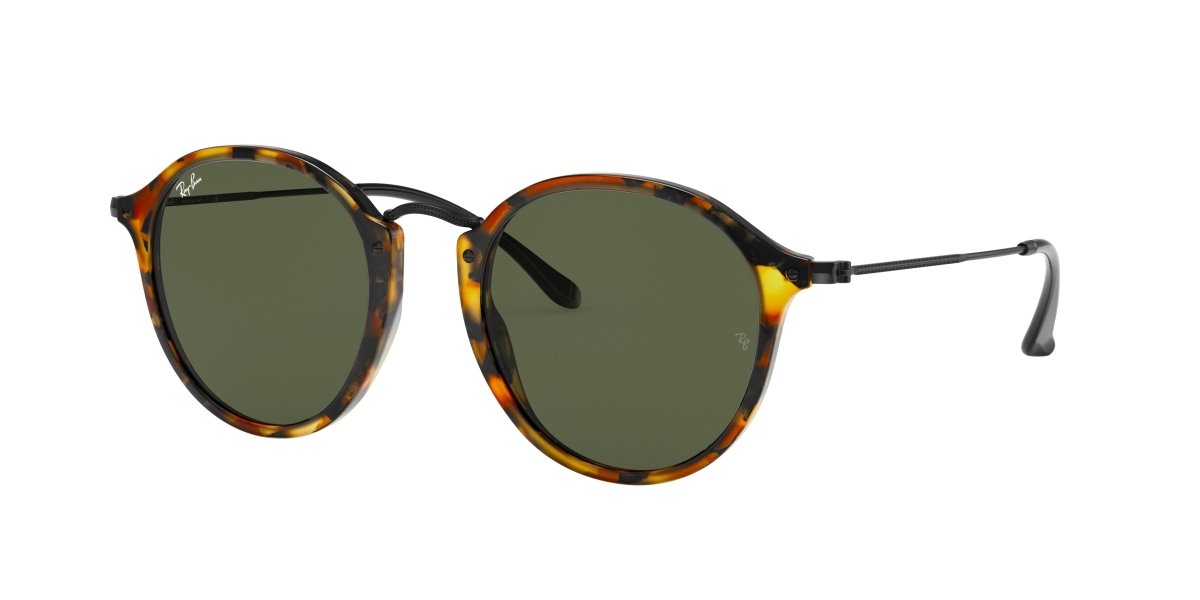 0RB2447 - Ray - Ban - Frame: Black - (Black Havana 1157) - Lens: G - 15 Green - 49 MM - Ardor Eyewear